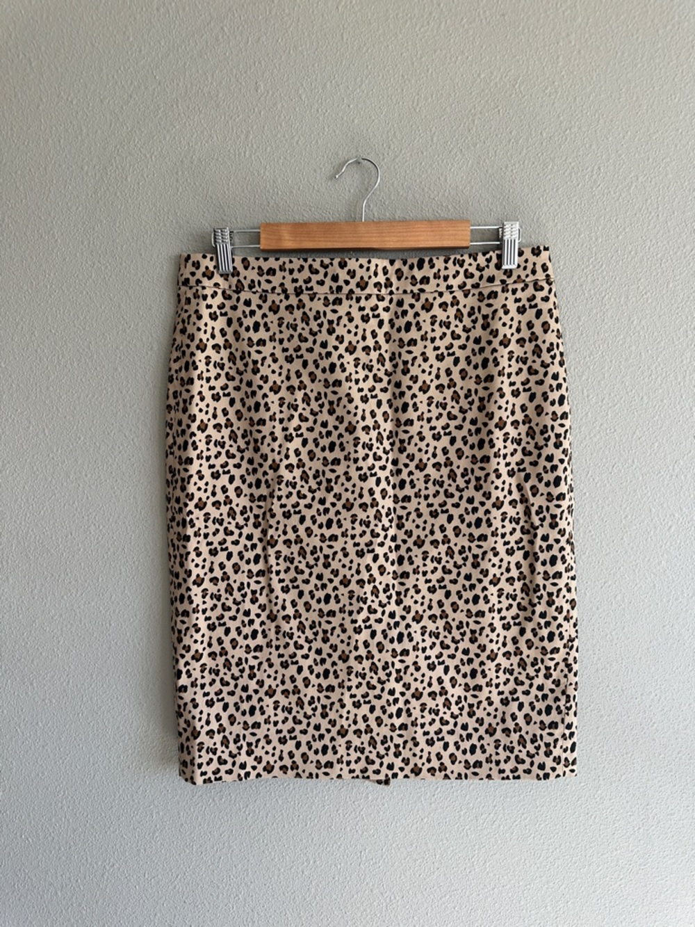 J. Crew Leopard Print No. 2 Pencil Skirt Midi 8